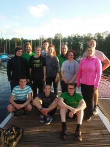 Trainingsauftakt zur Drachenbootregatta